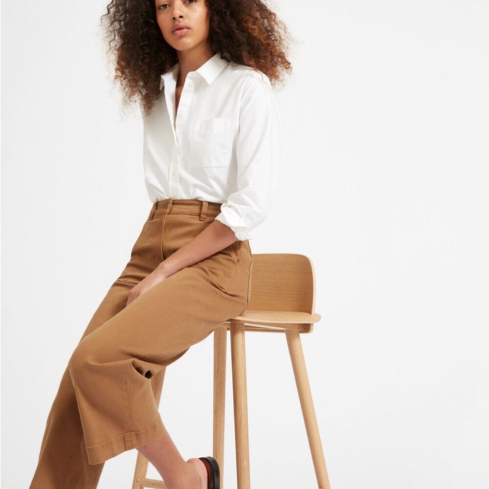 Everlane White Button-Down Shirt